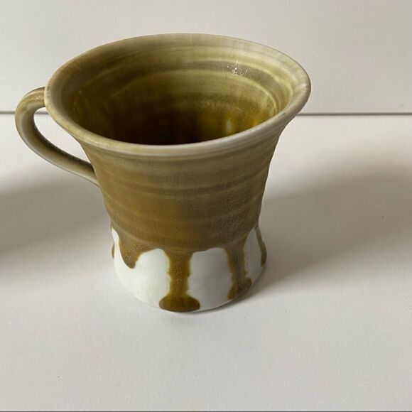 Set of 3 handmade ceramic glazed mugs - signed by artist - Picture 4 of 7